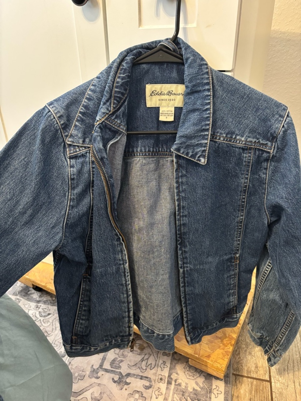 Eddie Bauer Blue Denim Jean Jacket